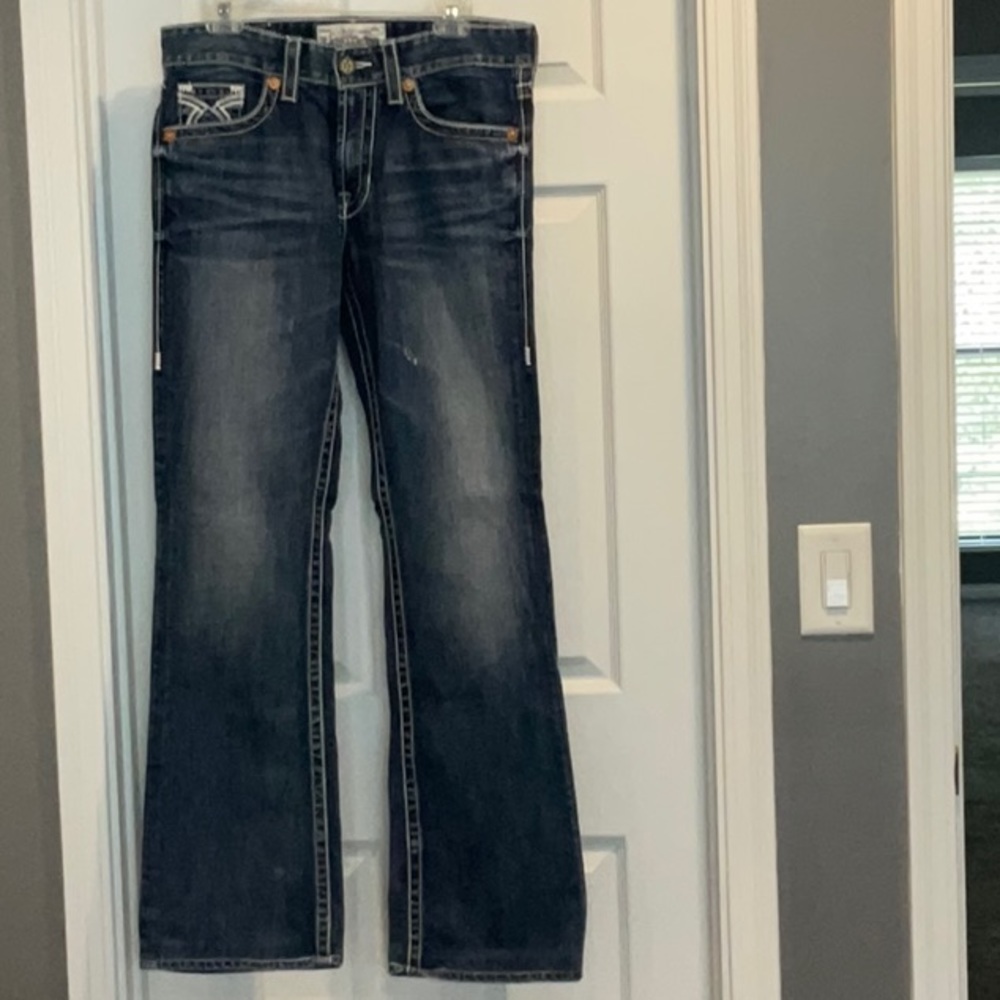 Mens buckle big star jeans